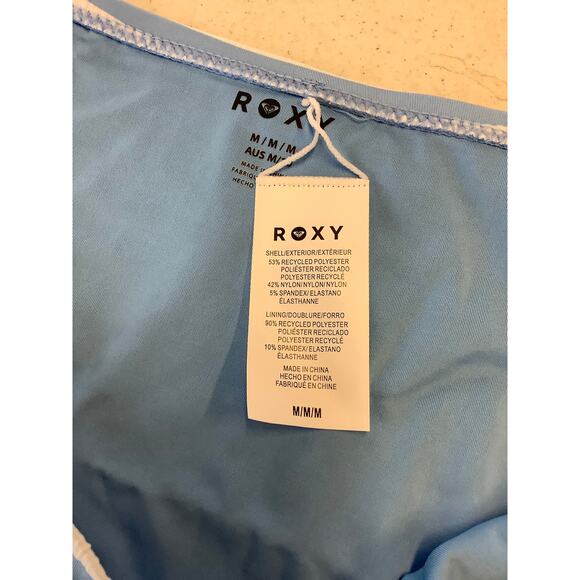 Roxy Women's Medium Pacific Coast Highway Lace Up Hipster Bikini Bottom L15-37 - Picture 6 of 8